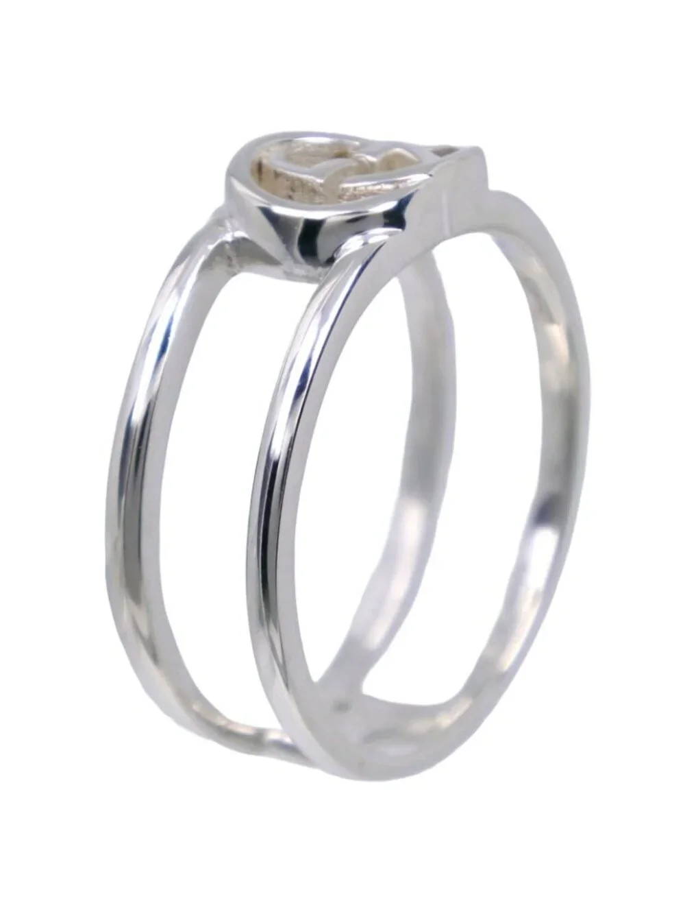Gucci Interlocking G 925 Sterling Silver Ring